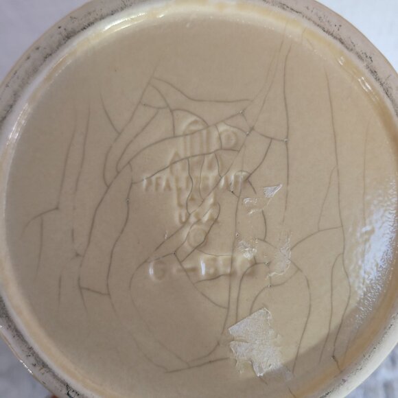 Pfaltzgraff Coffee Pot & Creamer Village 6-550 & 6-24 Stoneware Farmhouse Tea - Picture 5 of 9